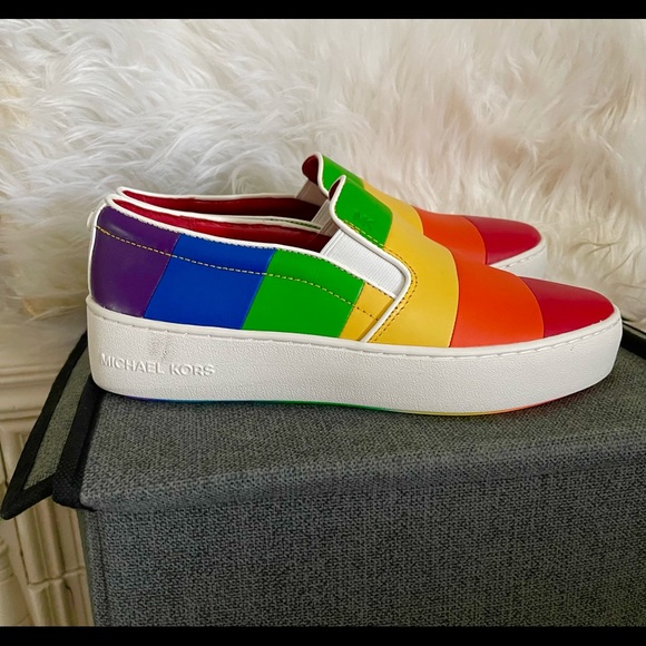 Rainbow Michael Kors Dylan Sneakers - Picture 4 of 10